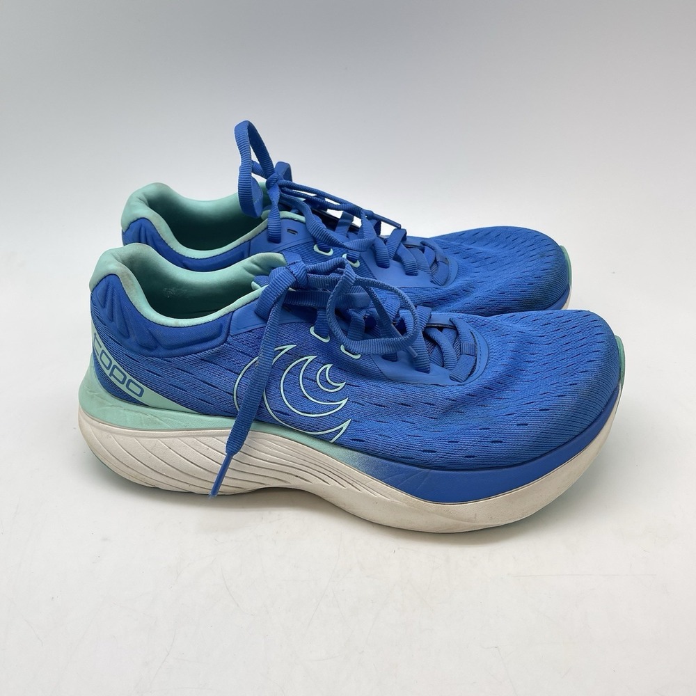 Topo Athletic Sneakers Womens 9 Atmos‎ Blue Aqua Running Athletic Gym Shoes